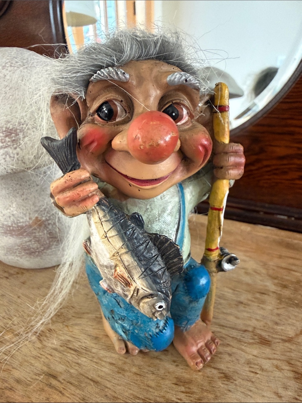 Darling Norwegian Troll Hand Painted